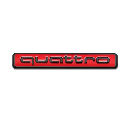 Audi Quattro Grille and Trunk Emblems