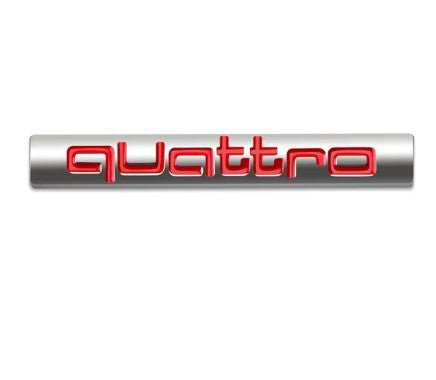 Audi Quattro Grille and Trunk Emblems