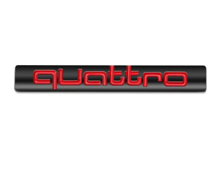 Audi Quattro Grille and Trunk Emblems