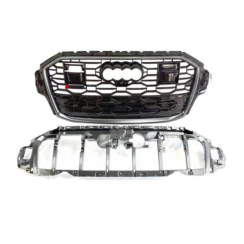 RS Honeycomb Front Grille for 2020-2024 Audi Q7/SQ7 4M Models