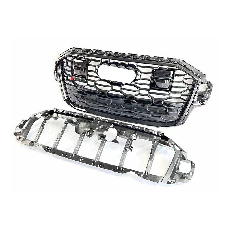 RS Honeycomb Front Grille for 2020-2024 Audi Q7/SQ7 4M Models