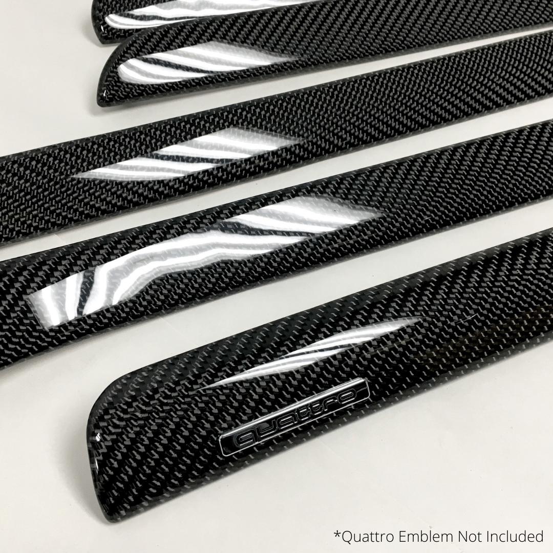 6pc Carbon Fiber Interior Trim Set For Audi A4 /S4 B8/B8.5 2009-2016