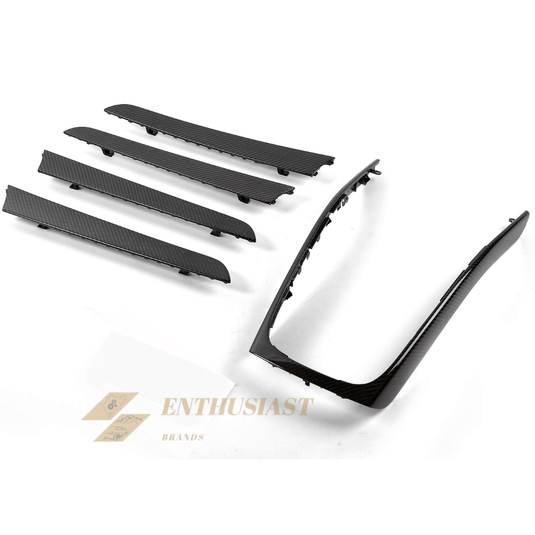 6pc Carbon Fiber Interior Trim Set For Audi A4 /S4 B8/B8.5 2009-2016