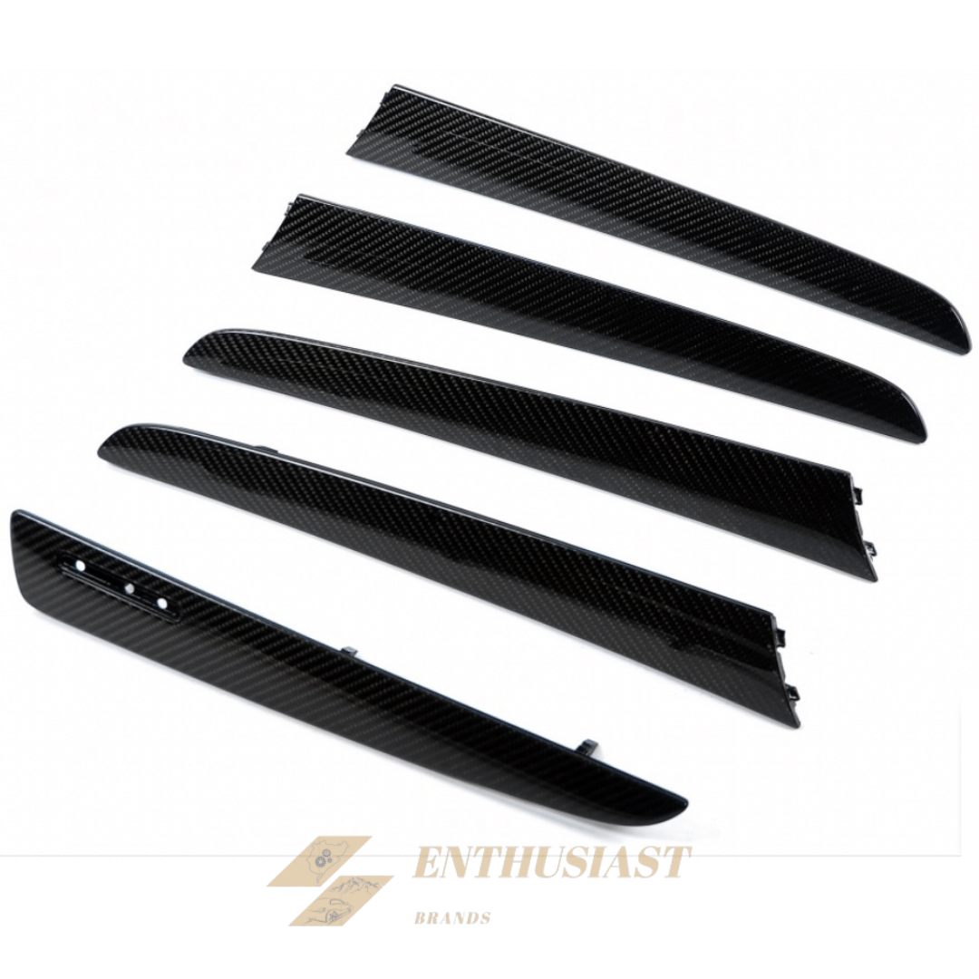 6pc Carbon Fiber Interior Trim Set For Audi A4 /S4 B8/B8.5 2009-2016