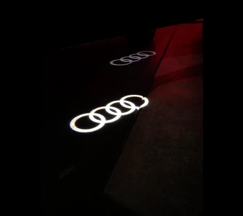 Audi LED Door Projector Puddle Lights 2 Piece Set - Enthusiast Brands