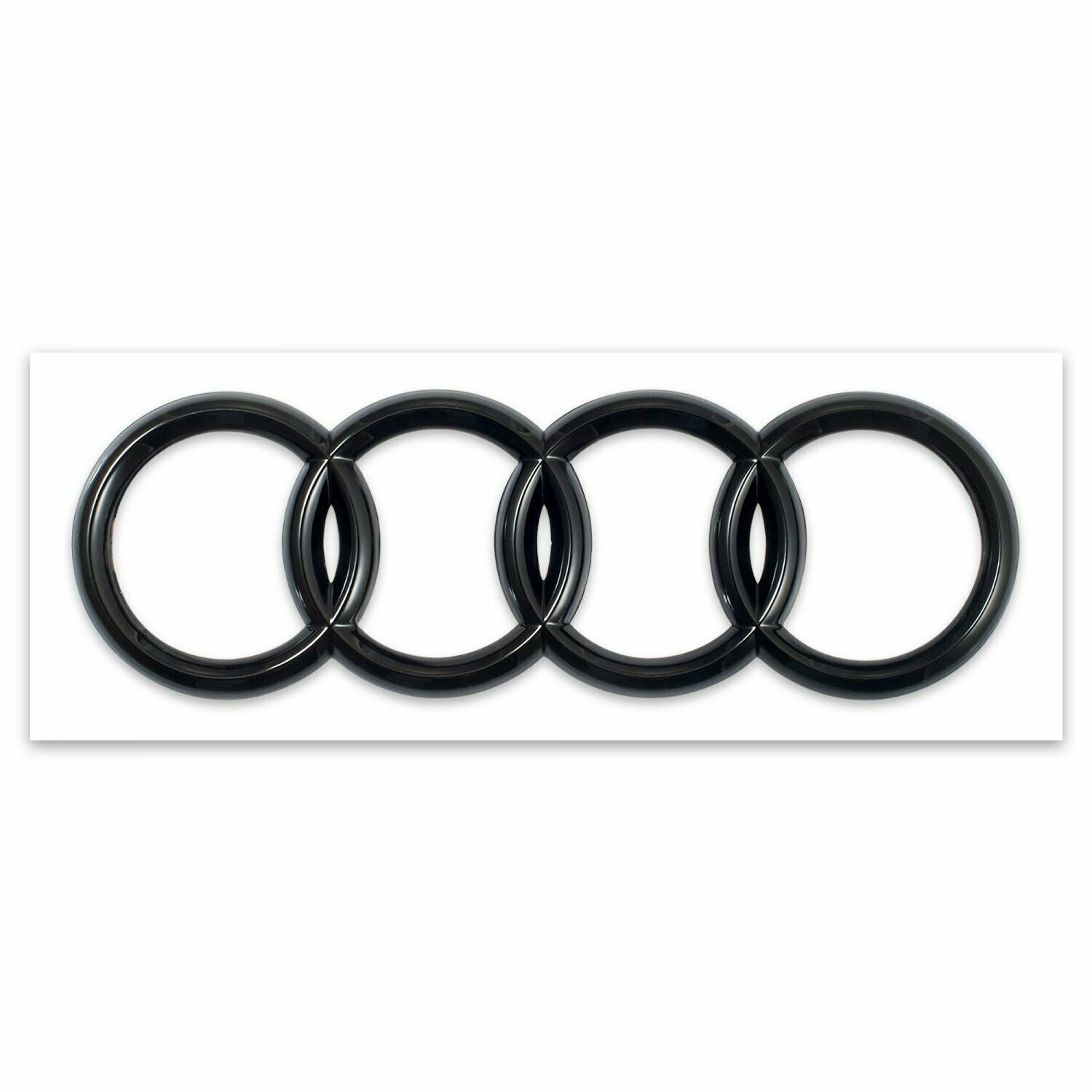 Premium Rear Rings Trunk Lid Emblems for Audi Models