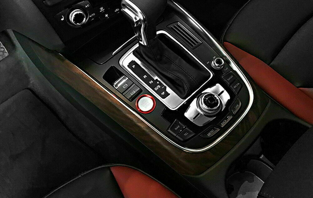 Aluminum Keyless Engine Push Start Button Trim For Audi models