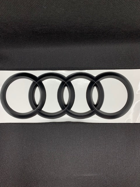 Premium Rear Rings Trunk Lid Emblems for Audi Models