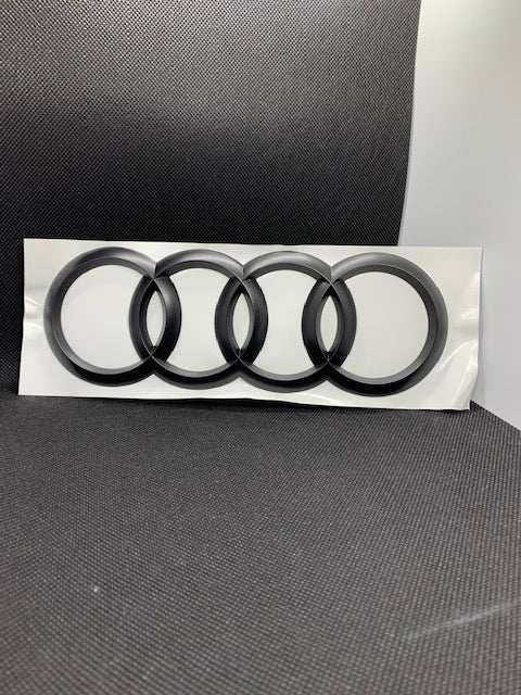 Premium Rear Rings Trunk Lid Emblems for Audi Models