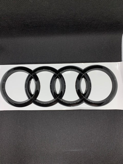 Premium Rear Rings Trunk Lid Emblems for Audi Models