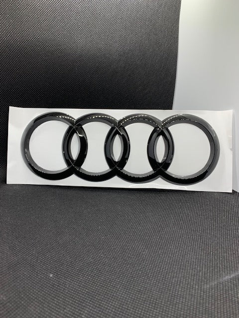 Premium Rear Rings Trunk Lid Emblems for Audi Models