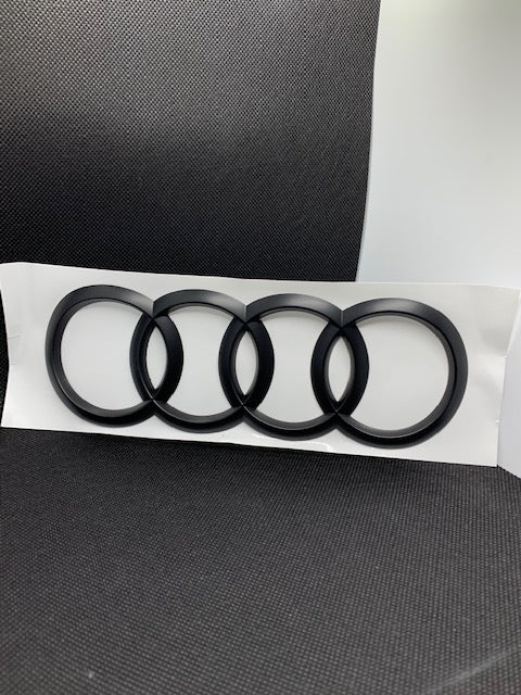 Premium Rear Rings Trunk Lid Emblems for Audi Models – Enthusiast Brands