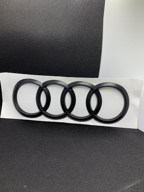 Premium Rear Rings Trunk Lid Emblems for Audi Models