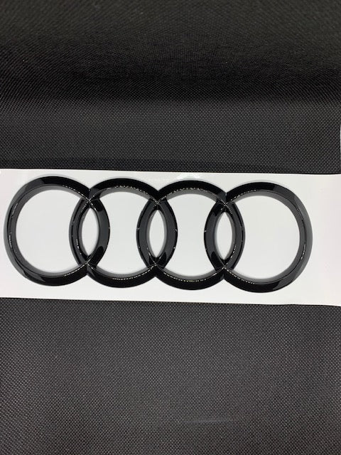 Premium Rear Rings Trunk Lid Emblems for Audi Models