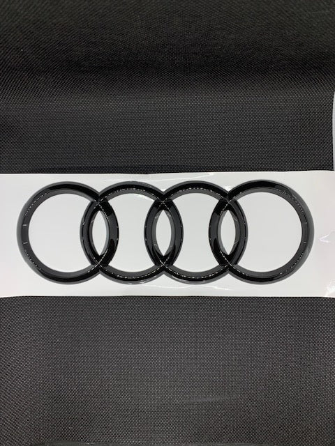 Premium Rear Rings Trunk Lid Emblems for Audi Models