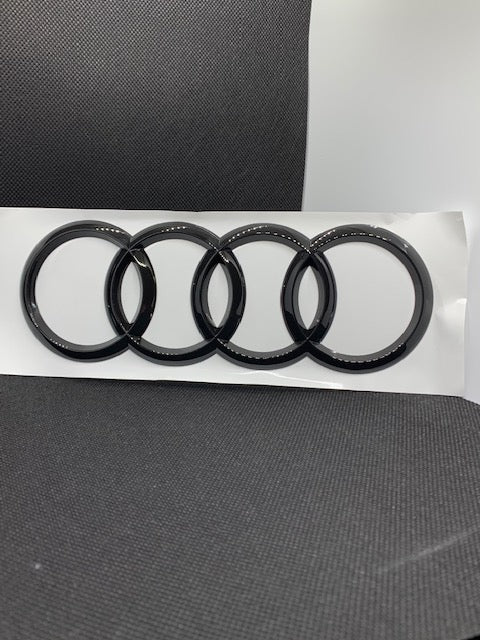 Premium Rear Rings Trunk Lid Emblems for Audi Models