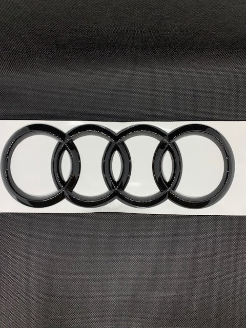 Premium Rear Rings Trunk Lid Emblems for Audi Models