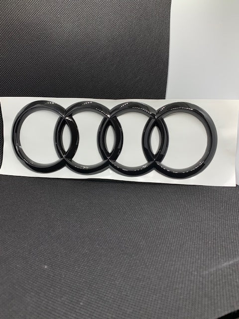 Premium Rear Rings Trunk Lid Emblems for Audi Models