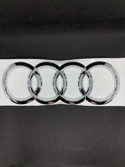 Premium Rear Rings Trunk Lid Emblems for Audi Models