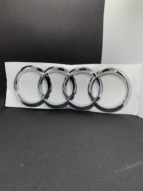 Premium Rear Rings Trunk Lid Emblems for Audi Models