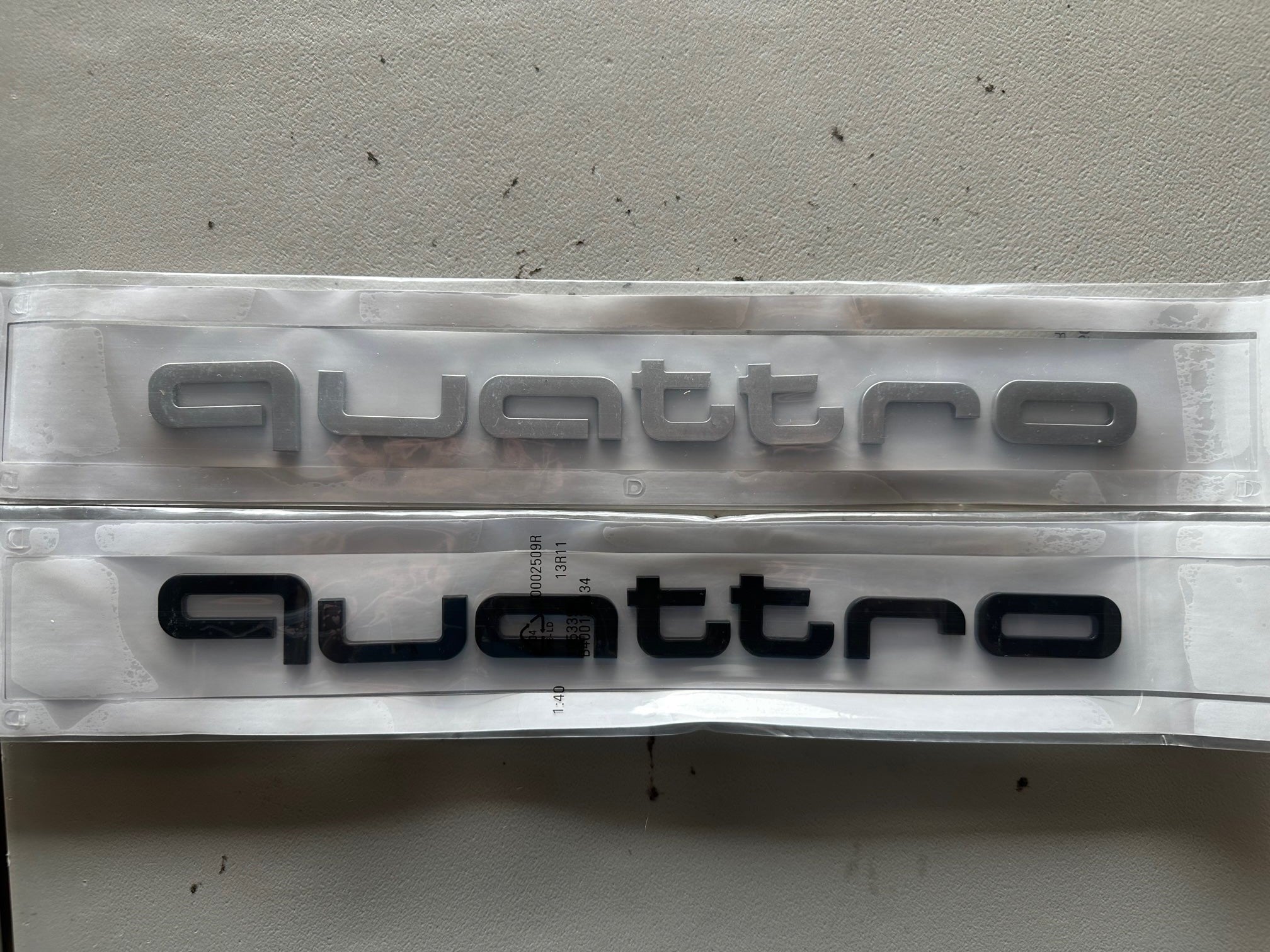 Audi Quattro Grille Badge Emblem