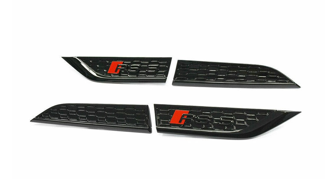 Black Optics Wing/Door Badge Emblems for 2017+ S5/RS5