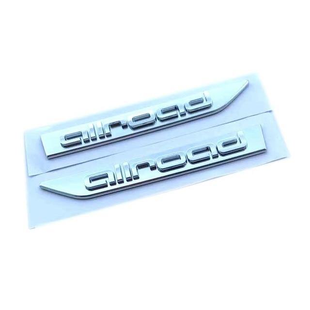 Allroad Fender Side Blade Emblems For AUDI B9 - Enthusiast Brands