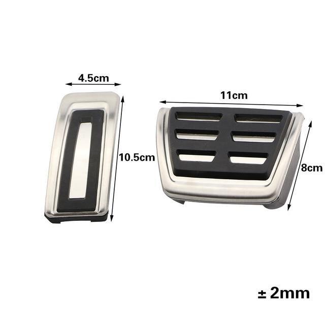 Stainless Steel Audi Sport Pedal Covers for Audi 8V Models - Enthusiast Brands