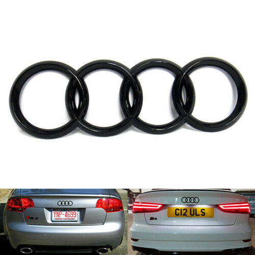 Premium Rear Rings Trunk Lid Emblems for Audi Models