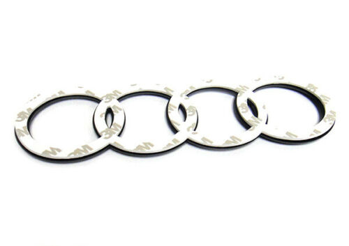 Premium Rear Rings Trunk Lid Emblems for Audi Models